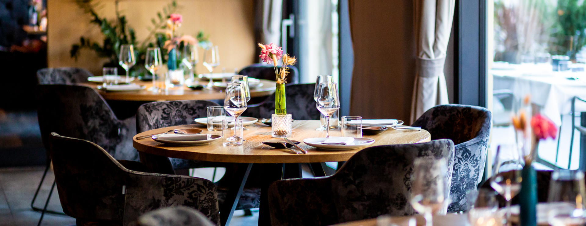 Set table at Restaurant Cosmo